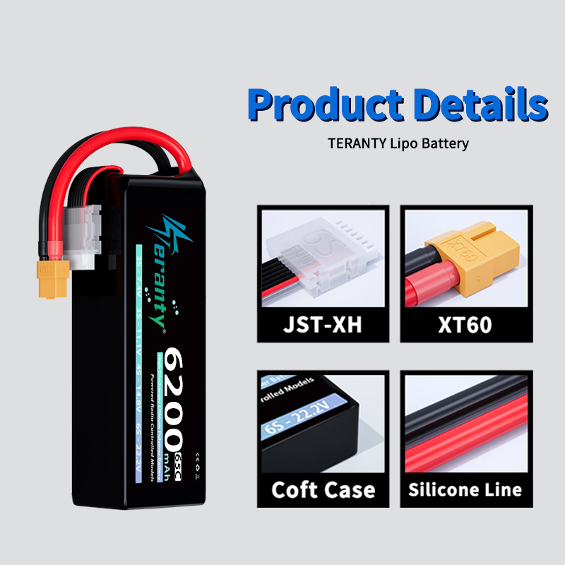 TERANTY 6S 6200mAh 리튬폴리머 배터리 2 - Drone Battery 6S 리뷰 및 가격