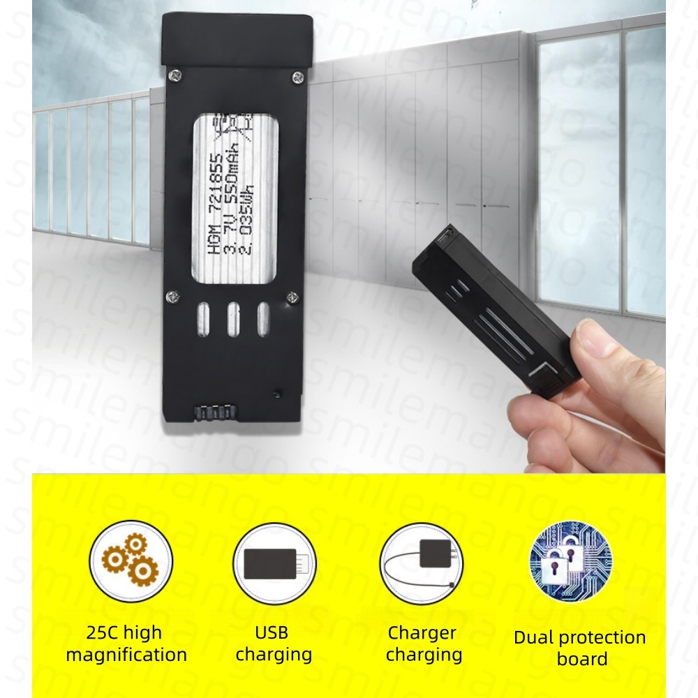 1-10PCS 3.7V 550mAh RC 드론 리튬 배 - Eachine Drone E58 리뷰 및 가격